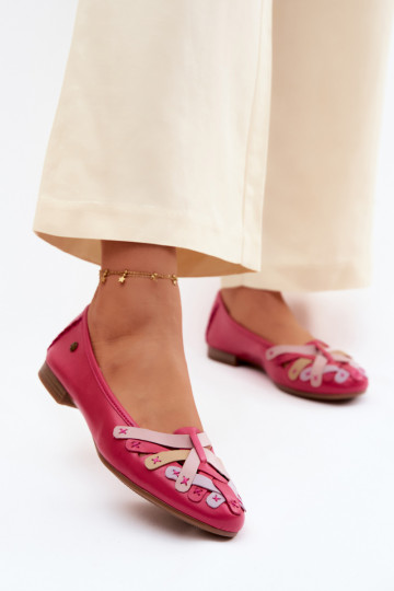 Ballerinas Es mussciejka P7542-15 pinke Farbe 2