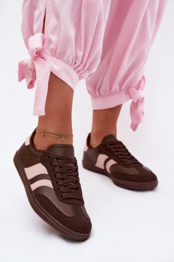 Damen Sportschuhe in schokoladenfarbener Lurea 2