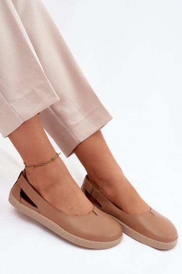 Barefoot Ballerinas Zazoo 10217 in cappuccinofarbenem Design