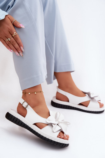 Damensandalen Feminin Mit Dekorationen mit Blumenem Vinceza 66917 Zueiße Farbe 2