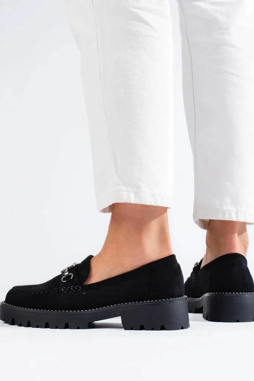 Mokassins mit massivem Absatz,...