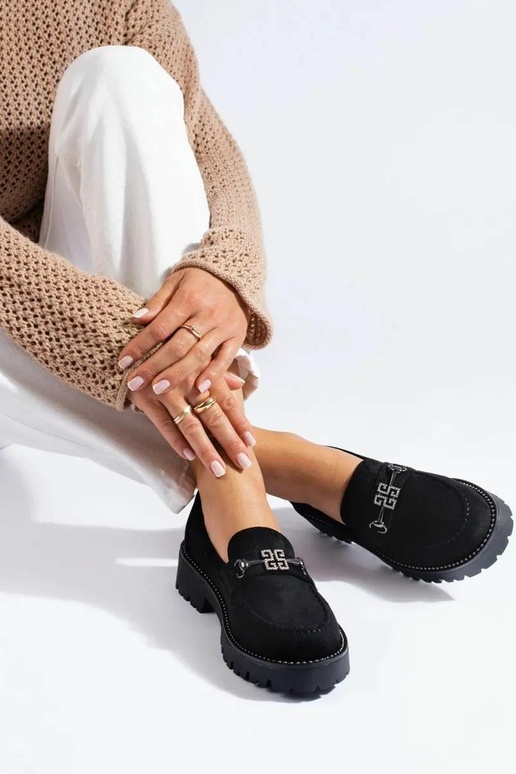 Mokassins mit massivem Absatz,...