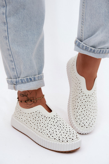 mit durchbrochenen Elementen Ein überzeugendes Stilvollll Schuhe mit einer Plattform Zueiße Farbe Glamma 2