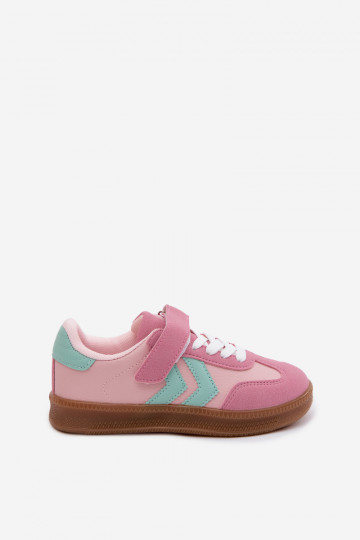 Sneakers Stilvollllschuhe Kindisch pinke Farbe Meressa 2