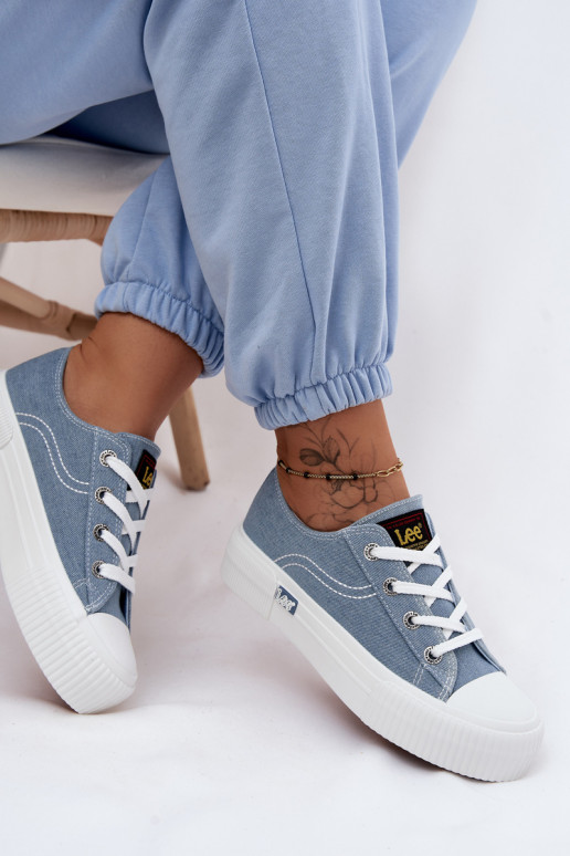 Freizeitschuhe mit einer Plattform LEE ISLA C INOMEN LOIN 50261002.21H Denim-Es mussterial