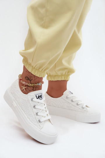 mit Spitzenmotiven Freizeitschuhe mit einer Plattform LEE ISLA LACE INOMEN LOIN 50261003.1FG Zueiße Farbe 2