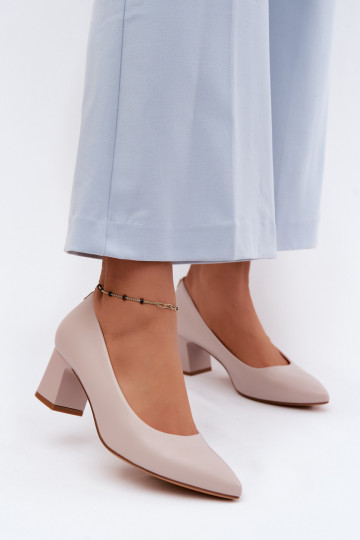 Schuhe mit Absätzen Sergio Leone PB413 graue Farbe
