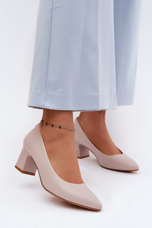 Schuhe mit Absätzen Sergio Leone PB413 graue Farbe