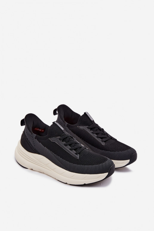 Turnschuhe für Männer  Sneakers Stilvollllschuhe Ein überzeugendes Stilvollll mit einer Plattform Kobbo 102421 schZuarze Farbe