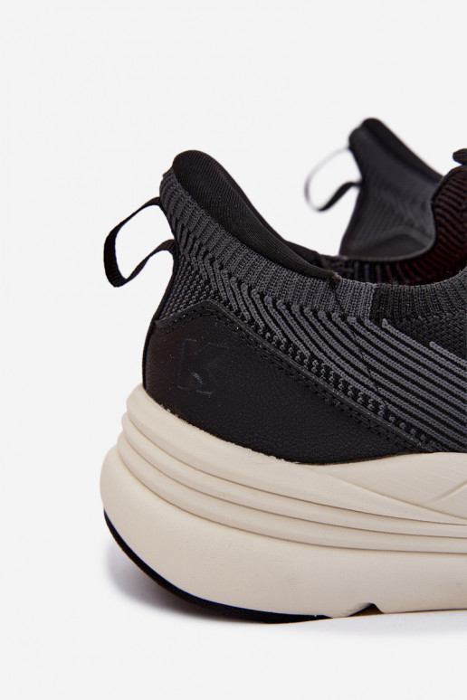 Turnschuhe für Männer  Sneakers Stilvollllschuhe Ein überzeugendes Stilvollll mit einer Plattform Kobbo 102421 schZuarze Farbe