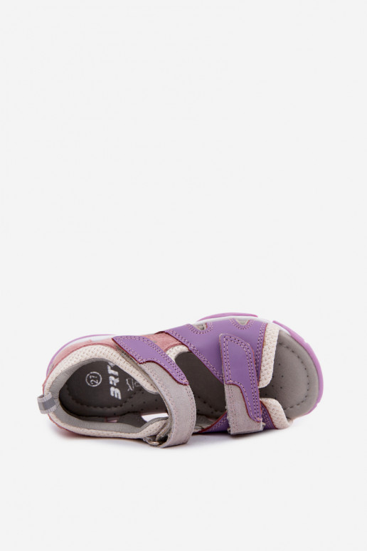 Sandalen für Kinder Haut Bartek 84413-85 Violette Farbe
