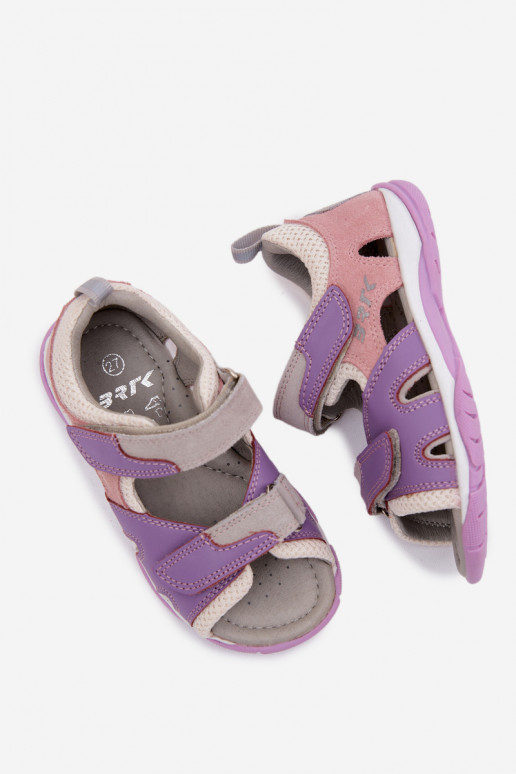 Sandalen für Kinder Haut Bartek 84413-85 Violette Farbe