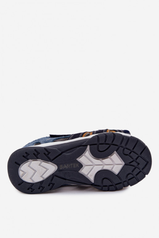 Sandalen für Jungs Haut Bartek 84413-68 Dunkelblau