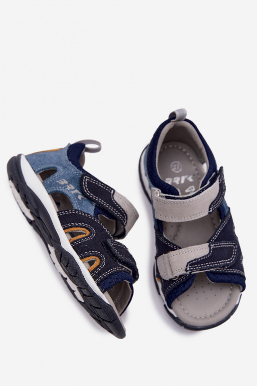 Sandalen für Jungs Haut Bartek 84413-68 Dunkelblau