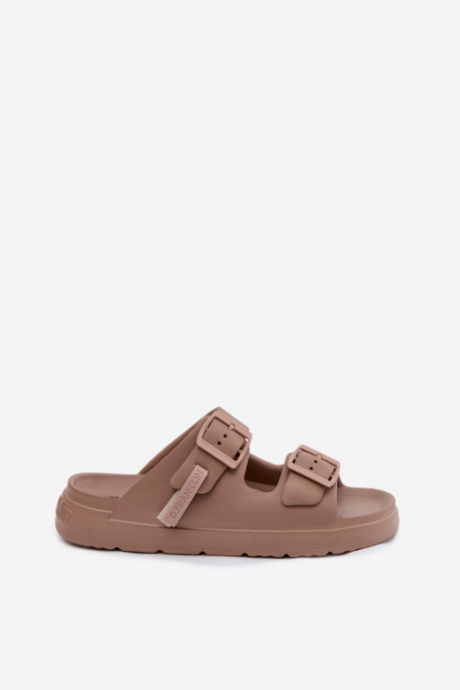 D.Franklin DFSH413004 leichte Damen-Slipper in Sandfarbe