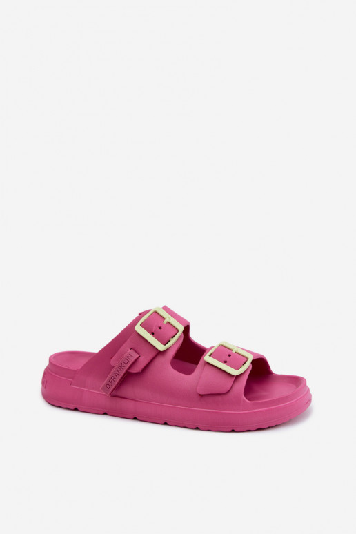 Leichte Damenschuhe mit Schnallen D.Franklin DFSH413005 pink