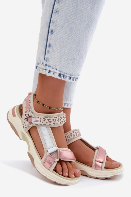 Damensandalen Haut D.Franklin DFSH406006 pinke Farbe