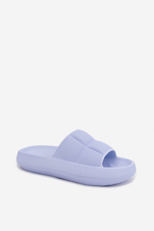 Leichte Hausschuhe Damenhausschuhe Vinceza 76052 blaue Farbe