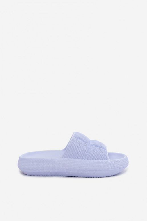 Leichte Hausschuhe Damenhausschuhe Vinceza 76052 blaue Farbe