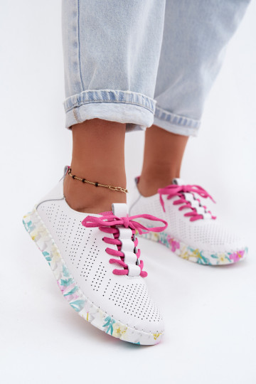 Haut Schuhe Feminin mit Schnürsenkeln Zueiße Farbe Cadiz 2