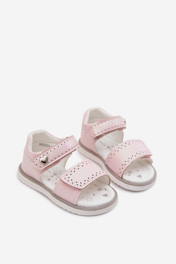 Kindersandalen für Kinder pinke Farbe Lemony