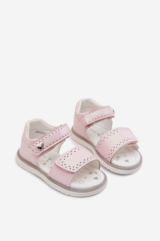 Kindersandalen für Kinder pinke Farbe Lemony