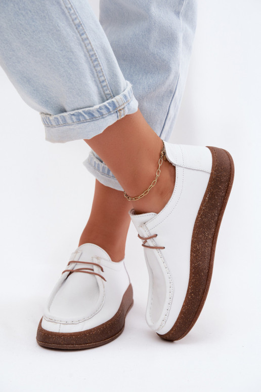 Schuhe FemininErmöglichtturalnej Skóry Artiker 58C2628 Zueiße Farbe