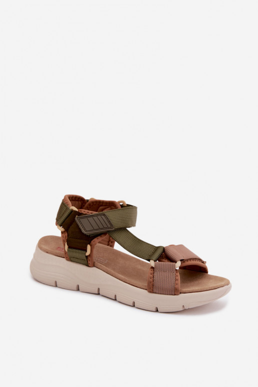 Sportlicher Stil Damensandalen Artiker 58C1232 grüne Farbe