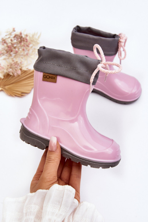 Kinder Gummistiefel in Rosa GoKids KIMMY 951