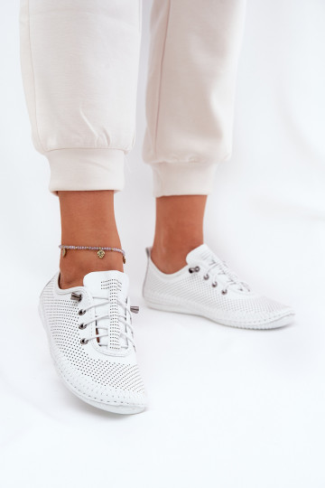 Schuhe Feminin Aus Ermöglichtturleder Artiker 54C0831 Zueiße Farbe 2