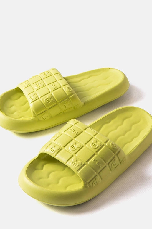 Grüne Poolslipper Janina