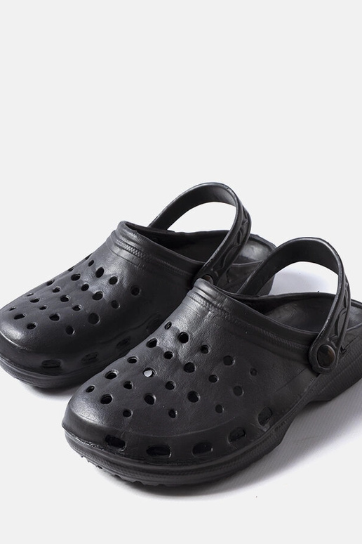 Schwarze Clogs mit geschlossener Spitze Kleist