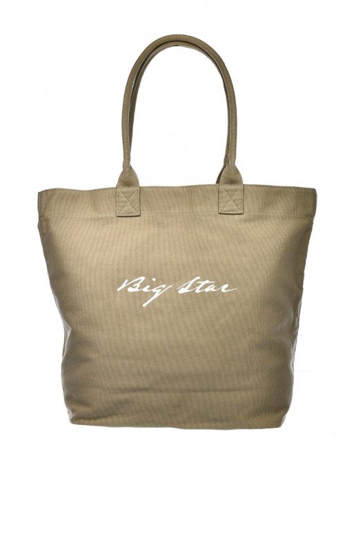 Stoffhandtasche/Shopping-Tasche Big Star RR574235 dunkel-sandfarben