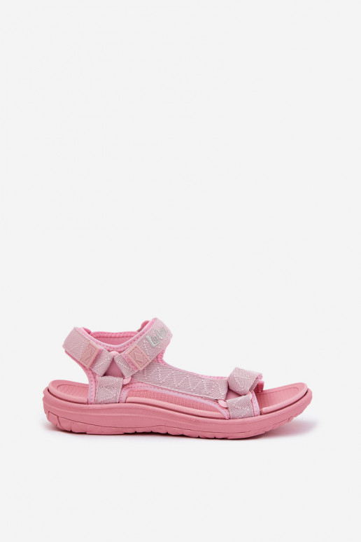 Rosa Damen Sandalen mit selbstklebenden Verschlüssen Lee Cooper LCIN-25-34-3561L