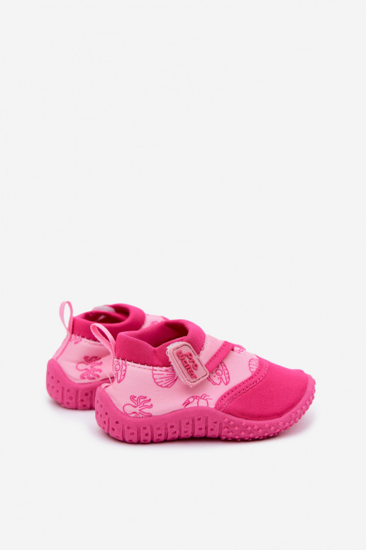 Rosa Kinderschuhe mit klebenden Verschlüssen PROINATER PRO-26-48-101B