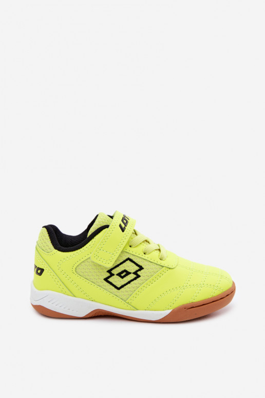 Neon-gelbe Kindersportschuhe LOTTO INHIZZER 2600120K