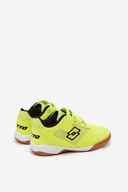 Neon-gelbe Kindersportschuhe LOTTO INHIZZER 2600120K