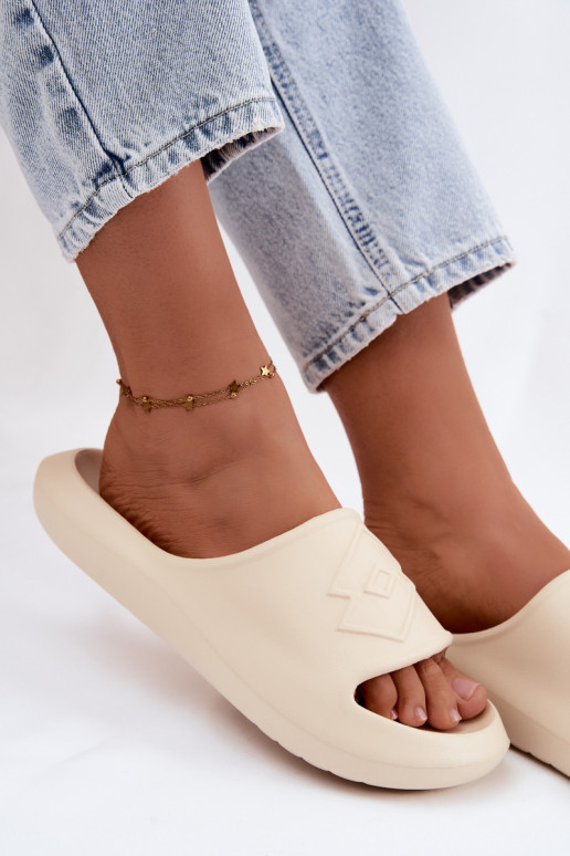 Damen leichte Slipper LOTTO SLAY 2400471U sandfarbe