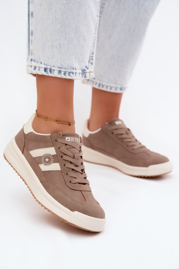 Sportliche Schuhe für Damen Big Star UU274025 in Sandfarbe 2