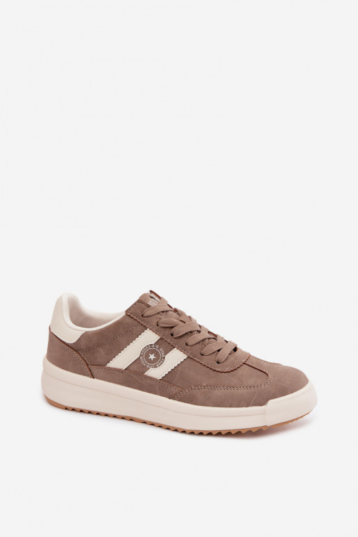 Sportliche Schuhe für Damen Big Star UU274025 in Sandfarbe