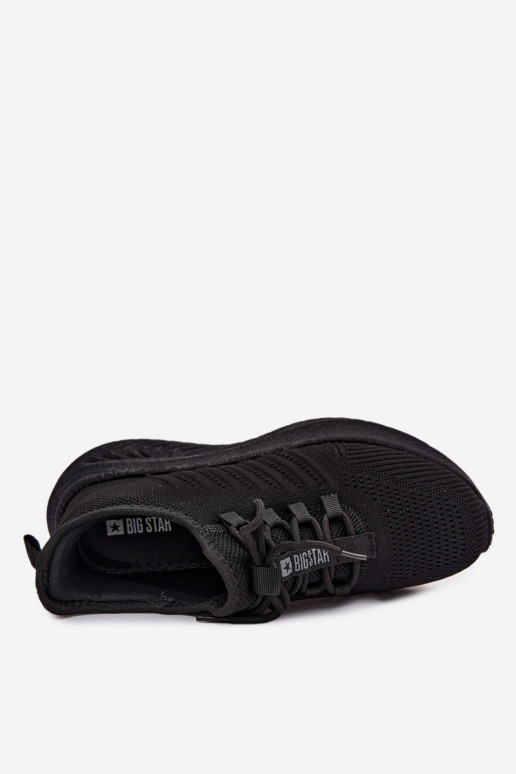 Slipper-Sportliche Schuhe für Damen Big Star UU274057 in schwarzer Farbe