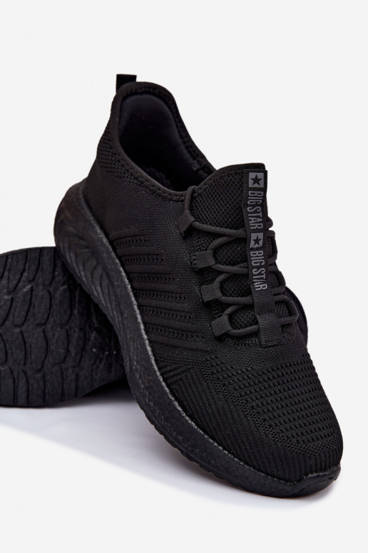 Schwarze Herren-Sportschuhe Big Star UU174003