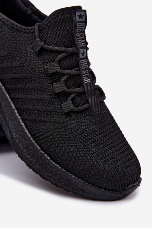 Schwarze Herren-Sportschuhe Big Star UU174003