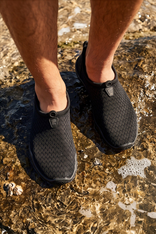 Schwarze Herren wasserdichte Schuhe PROINATER PRO-26-48-127M