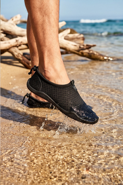 Schwarze Herren wasserdichte Schuhe PROINATER PRO-26-48-127M