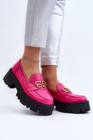 Zazoo 20164 Damenmokassins aus natürlichem Leder, rosa 2