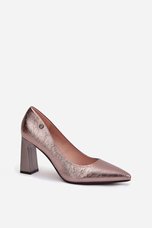 Graue High-Heel-Schuhe Vinceza 62252