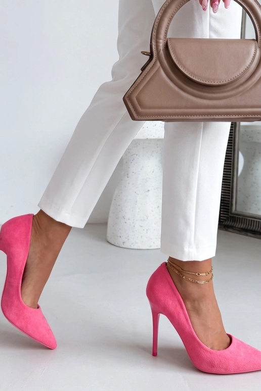 Rosa klassische Pumps Nicole