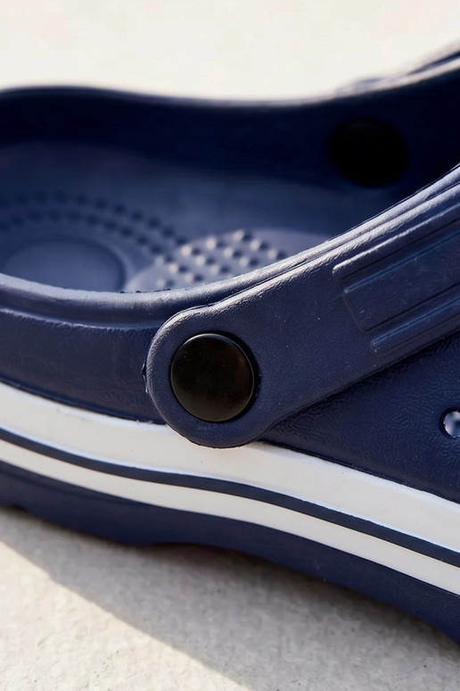 Leichte Herren dunkelblaue Slipper Tai Turiravena