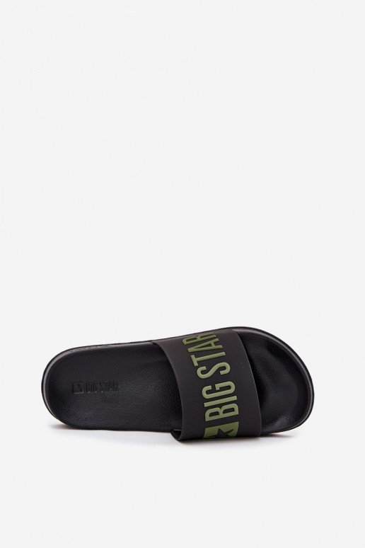 Schwarze Herren-Slipper "Big Star SS174359"